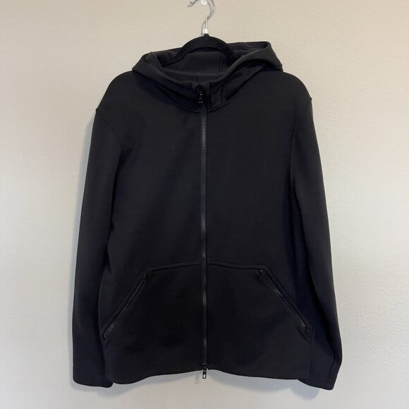 1083 Men's Lululemon Welter Weight Hoodie Size Large Color Black - Picture 1 of 6